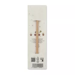Lápiz madera envase semillas