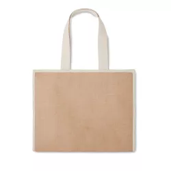Bolsa nevera canvas y yute