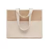 Bolsa nevera canvas y yute