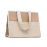 Bolsa nevera canvas y yute