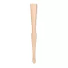 Abanico madera y tejido corcho
