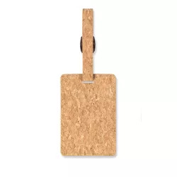 Etiqueta equipaje de corcho