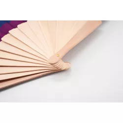 Abanico de madera rainbow