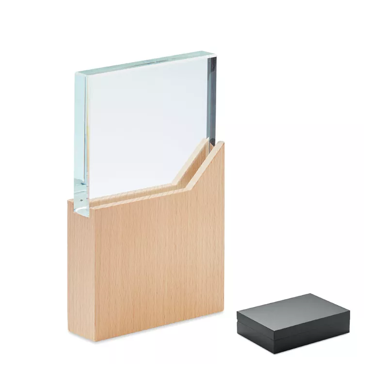 Placa o trofeo de cristal