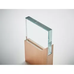 Placa o trofeo de cristal