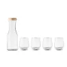 Set bebida vidrio reciclado