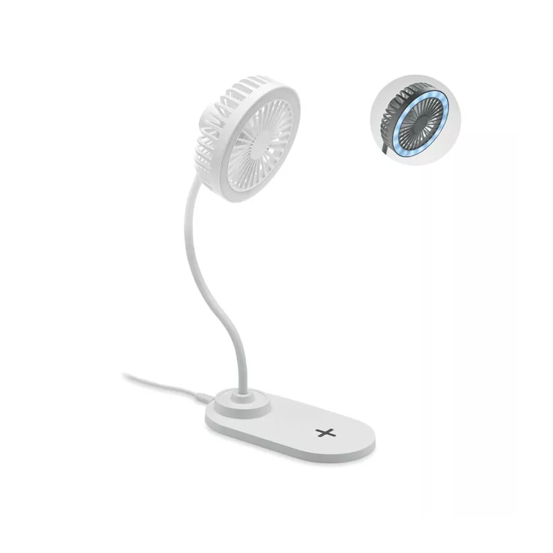 Ventilador cargador con luz