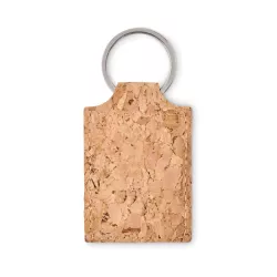 Llavero rectangular de corcho