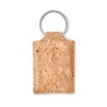 Llavero rectangular de corcho