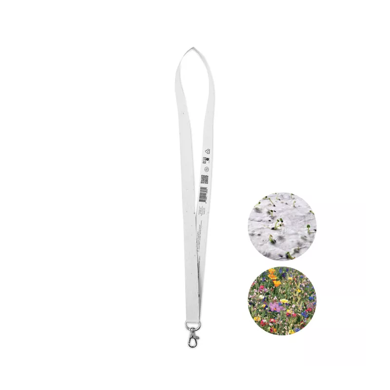 Lanyard papel con semillas