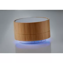Altavoz inalámbrico bambú