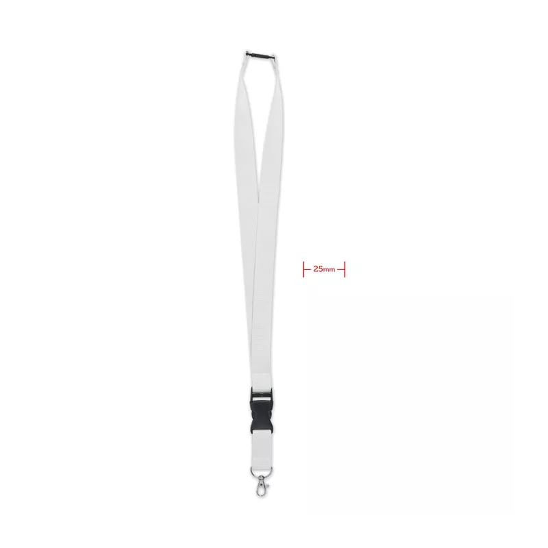Lanyard 25mm con mosquetón