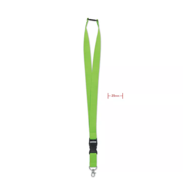 Lanyard 25mm con mosquetón