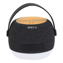 Altavoz Cargador Poliéster 300D RPET/ Bambú
