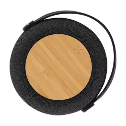 Altavoz Cargador Poliéster 300D RPET/ Bambú