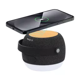 Altavoz Cargador Poliéster 300D RPET/ Bambú