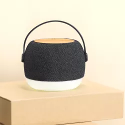 Altavoz Cargador Poliéster 300D RPET/ Bambú