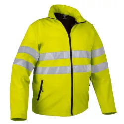 Chaqueta Softshell Alta Visibilidad Storm Amarillo Flúor