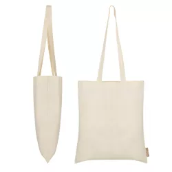 Bolsa asas largas en alg./pol  reciclados 140gr