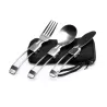 Set Cubiertos plegables de acero inoxidable