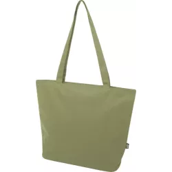 Bolsa Tote con cremallera de material reciclado GRS de 20 l "Panama"