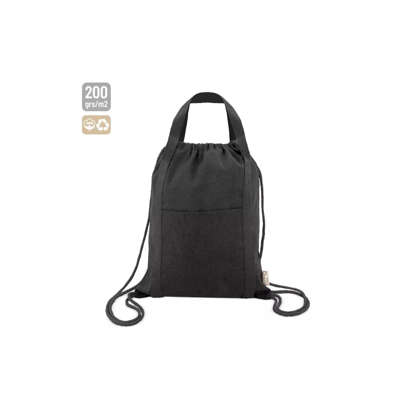 BOLSA MOCHILA DE ALGODÓN RECICLADO