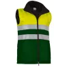 Chaleco Alta Visibilidad Amarillo Flúor/Verde Botella