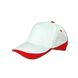 Gorra Fort Adulto Blanco/Rojo