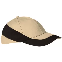 Gorra Adulto Beige/Negro
