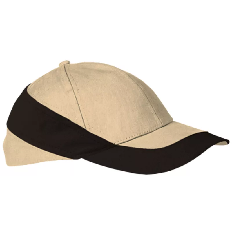 Gorra Adulto Beige/Negro