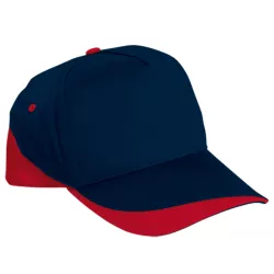 Gorra Adulto Blanco/Azul Marino