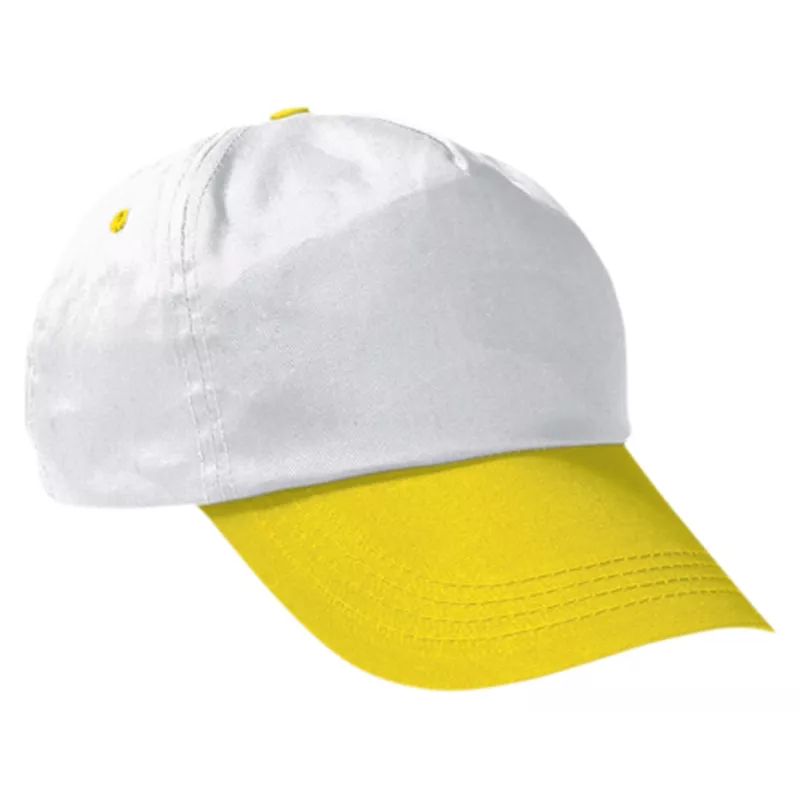 Gorra Adulto Blanco/Amarillo