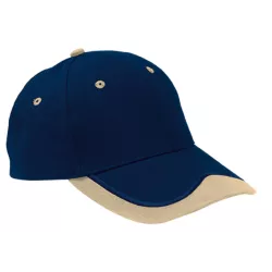 Gorra Adulto Azul Marino/Beige