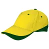 Gorra Adulto Amarillo/Verde Botella