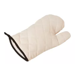 Manopla de Cocina Natural/Negro