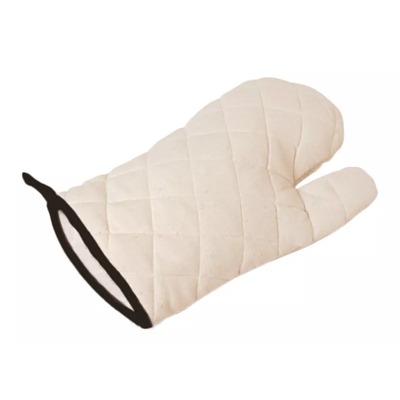 Manopla de Cocina Natural/Negro