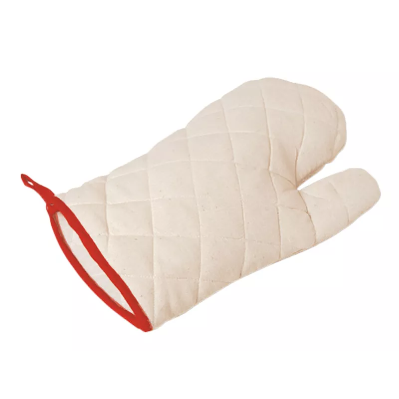 Manopla de Cocina Natural/Negro