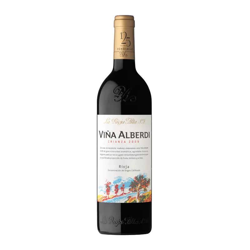 Caja 12 Botellas Viña Alberdi 2009