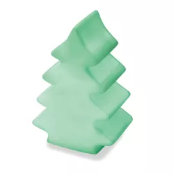 Árbol con luz cambiante