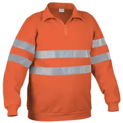 Sudadera Alta Visibilidad Road Adulto Naranja Flúor