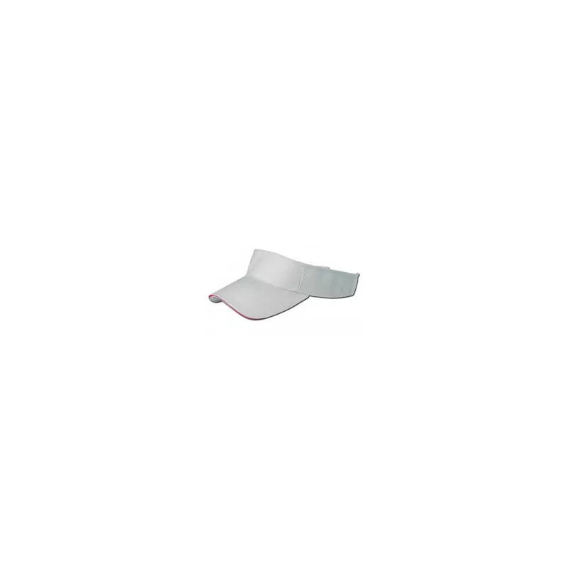 Visera Tenis Adulto Blanco/Rojo