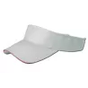 Visera Tenis Adulto Blanco/Rojo