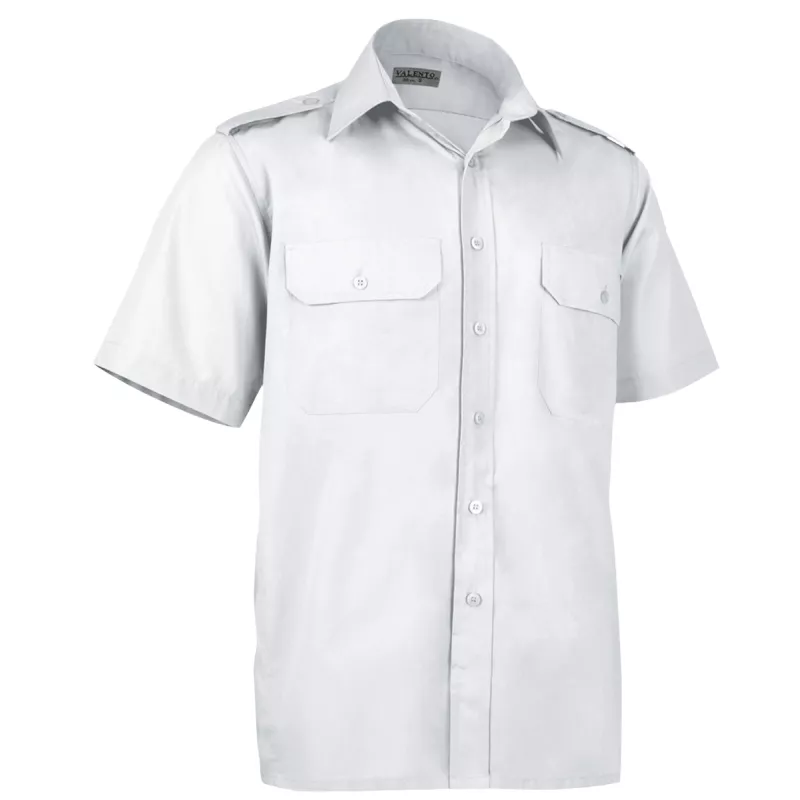 Camisa M/Corta Vigilant Blanco