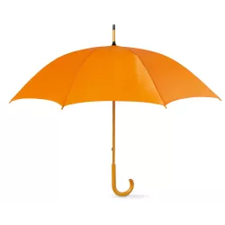 Paraguas con mango de madera   