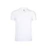 Polo Adulto Blanco "keya" 100% Algodón Ring Spun, Pique 180 g/ m2