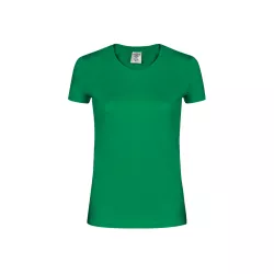 Camiseta Mujer Color "keya" 100% Algodón Ring Spun, Single Jersey 180 g/ m2