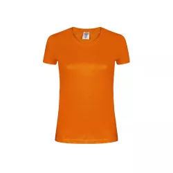 Camiseta Mujer Color "keya" 100% Algodón Ring Spun, Single Jersey 180 g/ m2