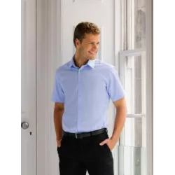 Camisa en Espiquilla M/Corta Hombre