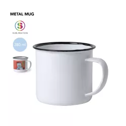 Taza Sublimación Metal 380ml