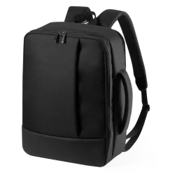 Mochila Portadocumentos Poliéster 300D/ Polipiel
